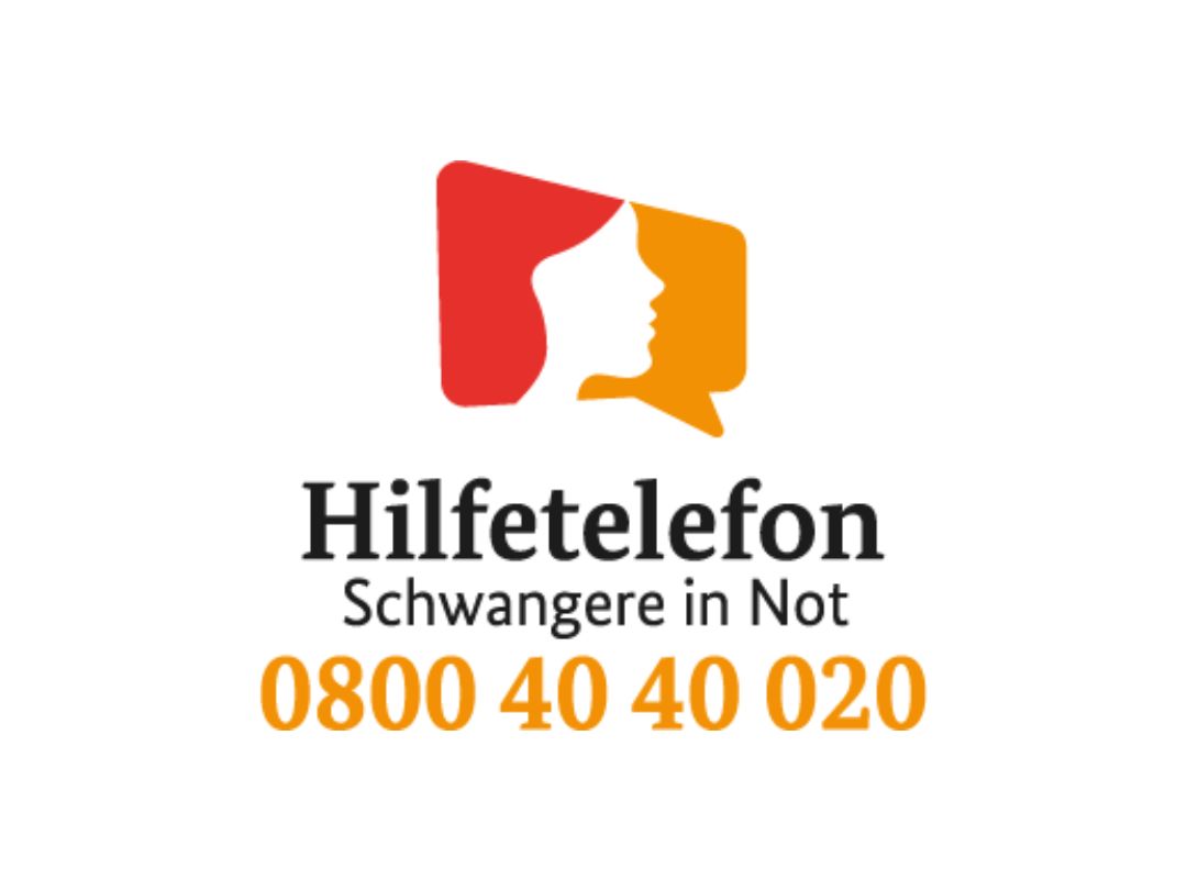 Hilfetelefon Schwangere in Not 0800 40 40 020